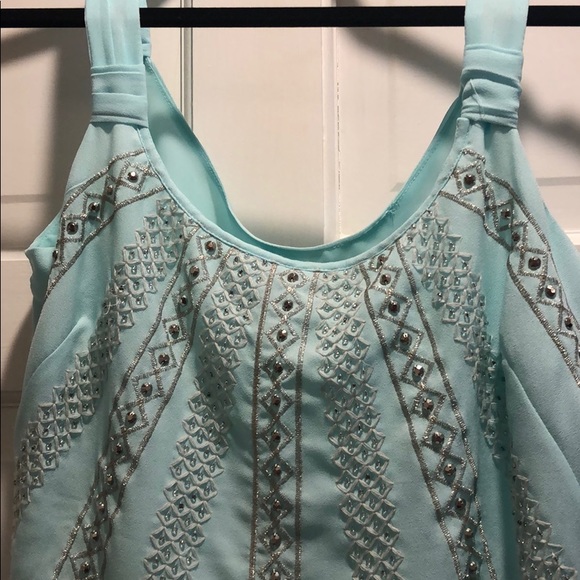 White House Black Market Embellished Blouse - Picture 3 of 5